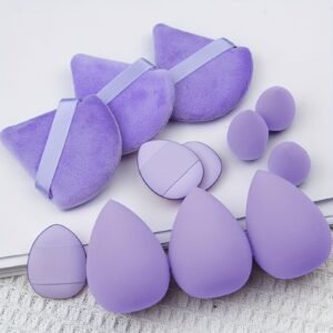 12pcs/Set Makeup Sponges and Puffs